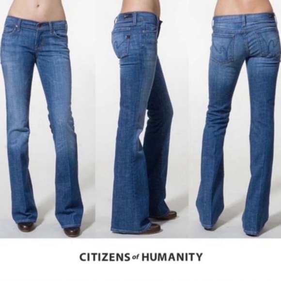 Citizens Of Humanity Denim - Citizens of Humanity Ingrid Low Waist Flair Jeans Women's Size 30 Denim Pants